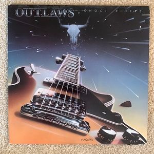 Vintage Outlaws Ghost Riders Vinyl Album, 1980, Arista Records